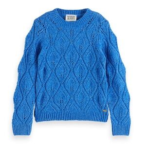 CHENILLE PULLOVER - BOOKCLUB BLUE